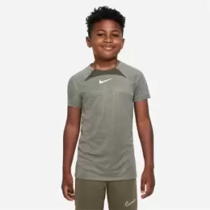 Image of Nike Dri-FIT Academy Big Kids Short-Sleeve Soccer Top - Green