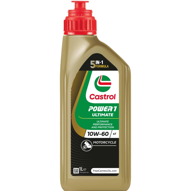 Image of Castrol 160EF6 Engine oil Castrol POWER1 ULTIMATE 4T 10W-60 Capacity: 1l, Full Synthetic Oil Engine Oil (1862)