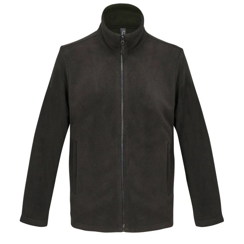 Image of SOL'S Mens Microfleece Jacket in Black Size: XS Black Male XS