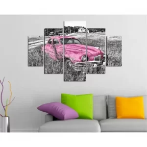 Image of ST139 Multicolor Decorative MDF Painting (5 Pieces)