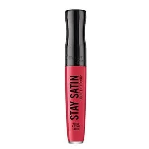 Image of Rimmel Stay Satin Liquid Lip Lipstick 600 Scrunchie 5.5ml
