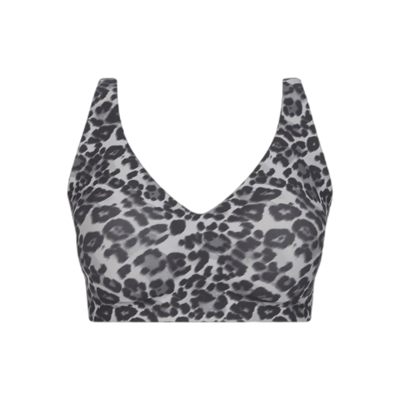 Image of Chantelle Wire-free plunging bra For Her Chantelle SoftStretch Gris Female S