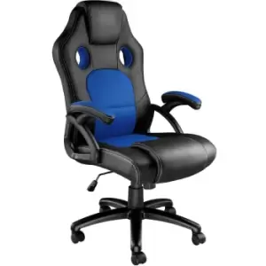 Image of TecTake Tyson Office Chair - Black And Blue