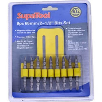 Image of SupaTool Drill/Driver Bit 9 Piece