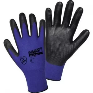 Image of L+D worky Nylon Super Grip Nitrile 1165-9 Nylon Protective glove Size 9, L EN 388 CAT II 1 Pair