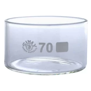 Image of Simax Glass Crystallising Dish with Flat Bottom No Spout 100ml Ø70...