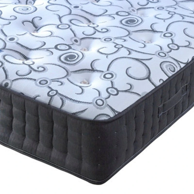 Image of Bedmaster Bedmaster Affinity Pocket Sprung Memory Foam Mattress in Charcoal Size: Small Double Charcoal Small Double Unisex 0764283926319