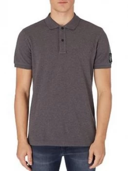 Image of Calvin Klein Jeans Monogram Badge Grindle Polo Shirt
