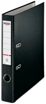 Image of Rexel Lever Arch File ECO A4 PP 50mm Black Box 25
