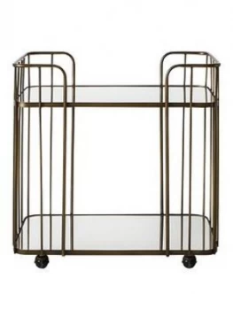 Image of Hudson Living Verna Drinks Trolley - Bronze