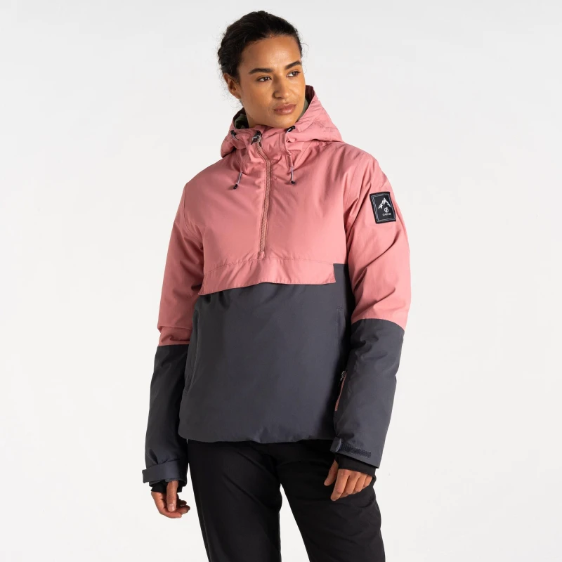Image of Dare 2b Snowburst Overhead Waterproof Jacket Dstro/Ebgrey female 16
