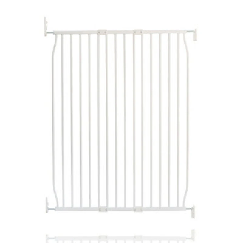 Image of Bettacare Extra Tall Eco Screw Fit Pet Gate, White, 90Cm - 100Cm, Extra Tall Gate 100Cm In Height, Screw Fitted Dog Gate