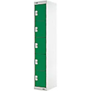 Image of LINK51 Locker Nest Grey, Green 300 x 450 x 1,800 mm