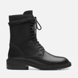 Image of Clarks Tilham Lace Up Leather Boots - UK 8