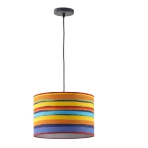 Image of Onli Arcobaleno Cylindrical Pendant Ceiling Light, Rainbow