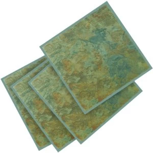 Image of Wickes Slate Effect Self Adhesive Vinyl Tiles 305 x 305mm - Pack of 11