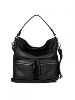 Image of Village England Beamish hobo bag Black