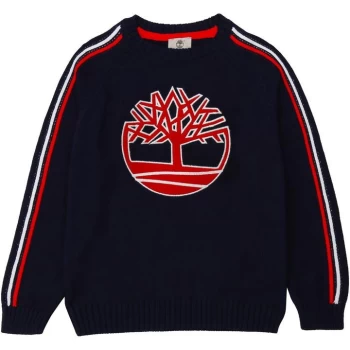 Image of Timberland Kids Boy Blue Jumper - NAVY