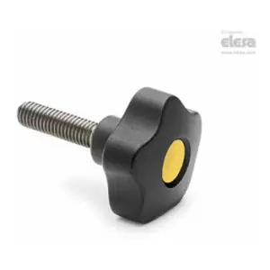 Image of Elesa - Lobe knob-VCT.50-SST-p-M10x55-C3 Grey