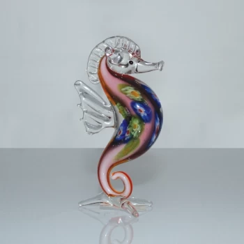 Image of Objets d'Art Miniature Glass Ornament - Sea Horse