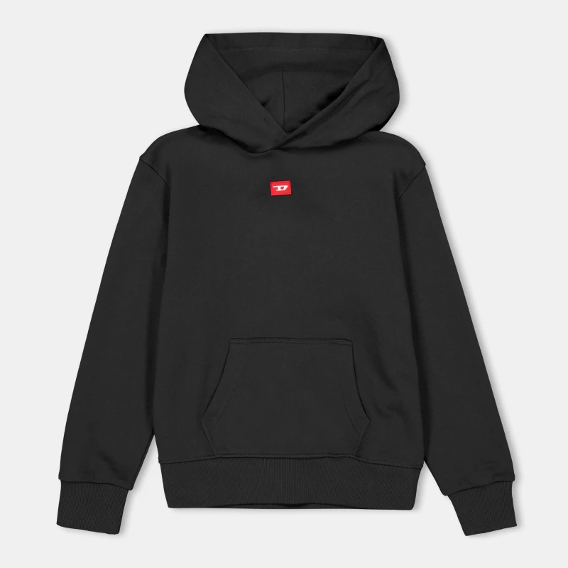 Image of Diesel Unisex Kids Over the Head Hoodie Black K900 unisex 12Y