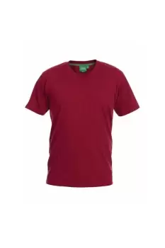 Image of Signature 2 King Size Cotton V Neck T-Shirt