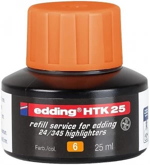 Image of edding HTK 25 Refill for Highlighter Orange 25ml