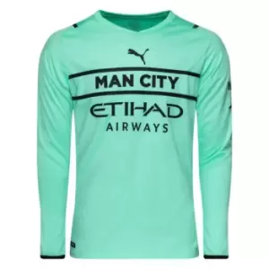Image of 2021-2022 Manchester City Third LS Goalkeeper Shirt