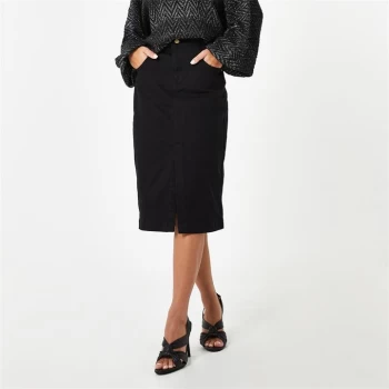 Image of Biba BIBA Midi Denim Skirt - Black