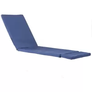 Image of Sussex Sun Lounger Cushion - Navy - Harbour Housewares