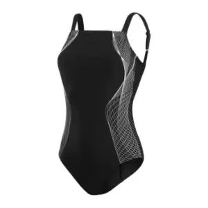 Image of Speedo Crystal Luxe Swimsuit Womens - Black