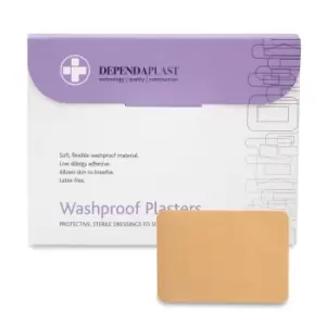 Image of Reliance Medical Washproof Plasters 7.5cm x 5CM, Box of 50- you get 100