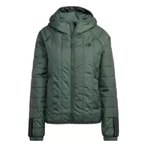 Image of adidas Itavic 3-Stripes Light Hooded Jacket Womens - Green Oxide Mel