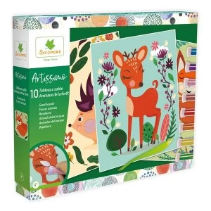 Image of Sycomore Artissimo Childrens Sand Boards Forest Animals