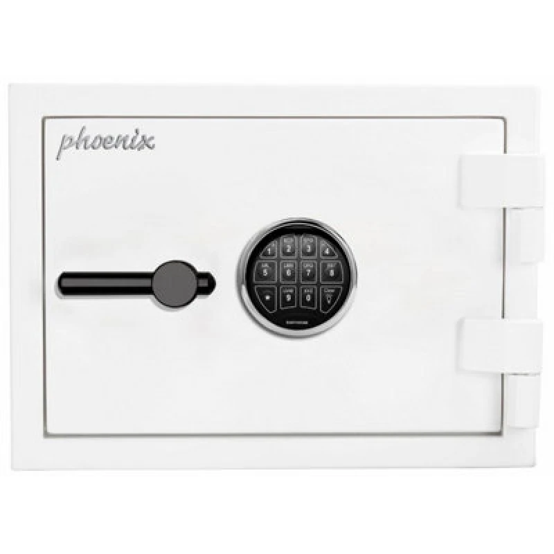 Image of Phoenix Safe Company Phoenix Fortress Ss1451E Security Safe In Scratch-Resistant White Paint With Vds Certified Electronic Lock
