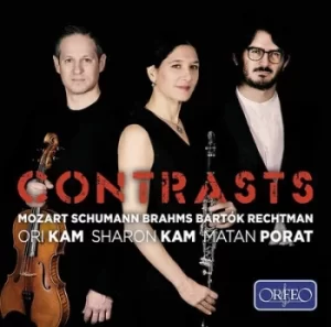 Image of Contrasts Mozart/Schumann/Brahms/Bartok/Rechtman by Wolfgang Amadeus Mozart CD Album