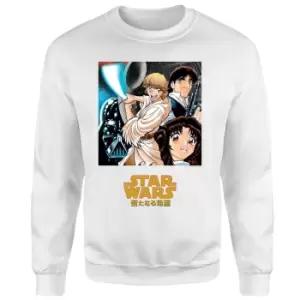 Image of Star Wars Manga Style Sweatshirt - White - S