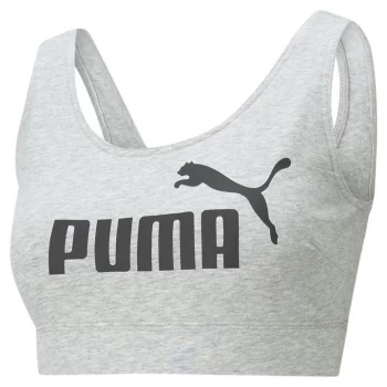 Image of Puma Essential Bra Top - Light Grey