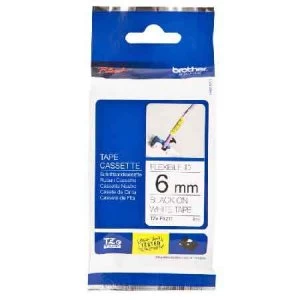 Image of Brother TZeFX211 P-touch Flexible Label Tape - 1.5 x 26.2 ft 36mm x 8m Black on White
