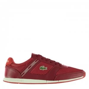 Image of Lacoste Menerva Sport Trainers - Red