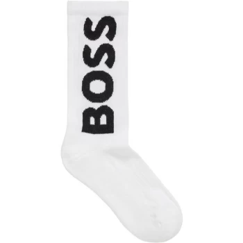 Image of Boss QS Rib Logo CC 10241195 01 - White