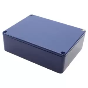 Image of Hammond 1590BB2CB Die Cast Stomp Box Cobalt Blue 119 x 94 x 38