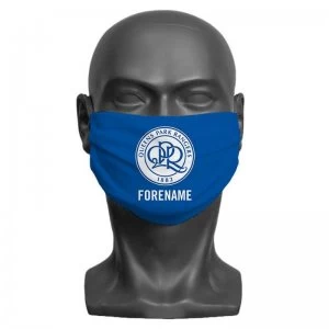 Image of Personalised Queens Park Rangers FC Crest Adult Face Mask