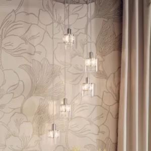 Image of Vogue Armoury 5 Light Ceiling Fitting Chrome