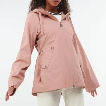 Image of Barbour Womens Budle Waterproof Jacket - Soft Coral - UK 14