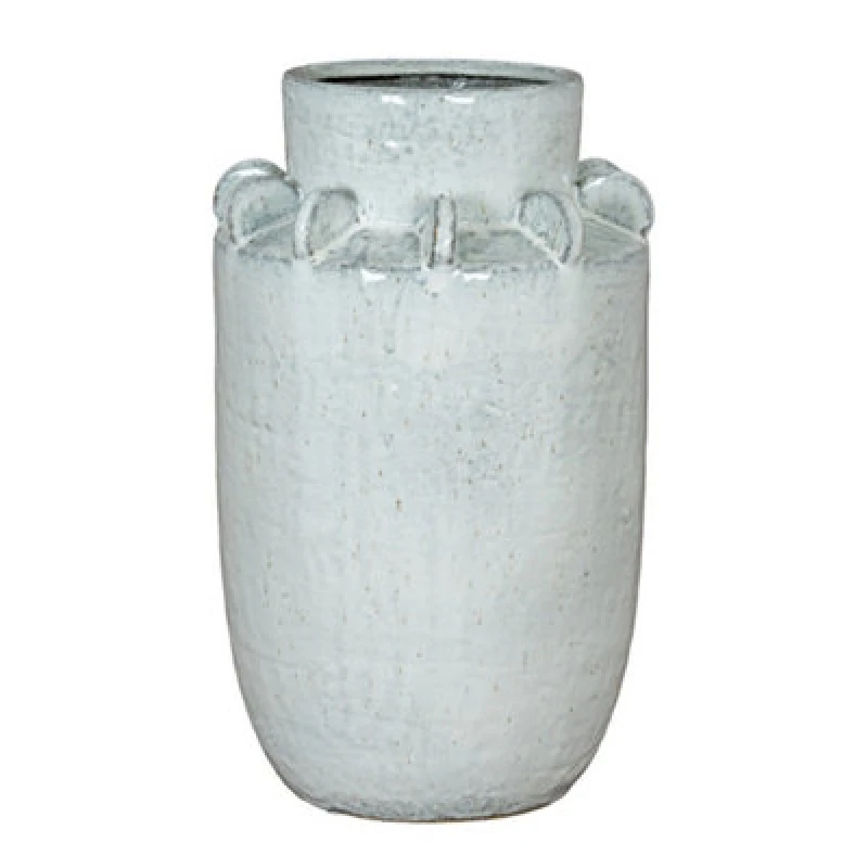 Image of Hill Interiors Dara Large Hydria Vase - Ceramic - L24 X W24 X H41cm - White