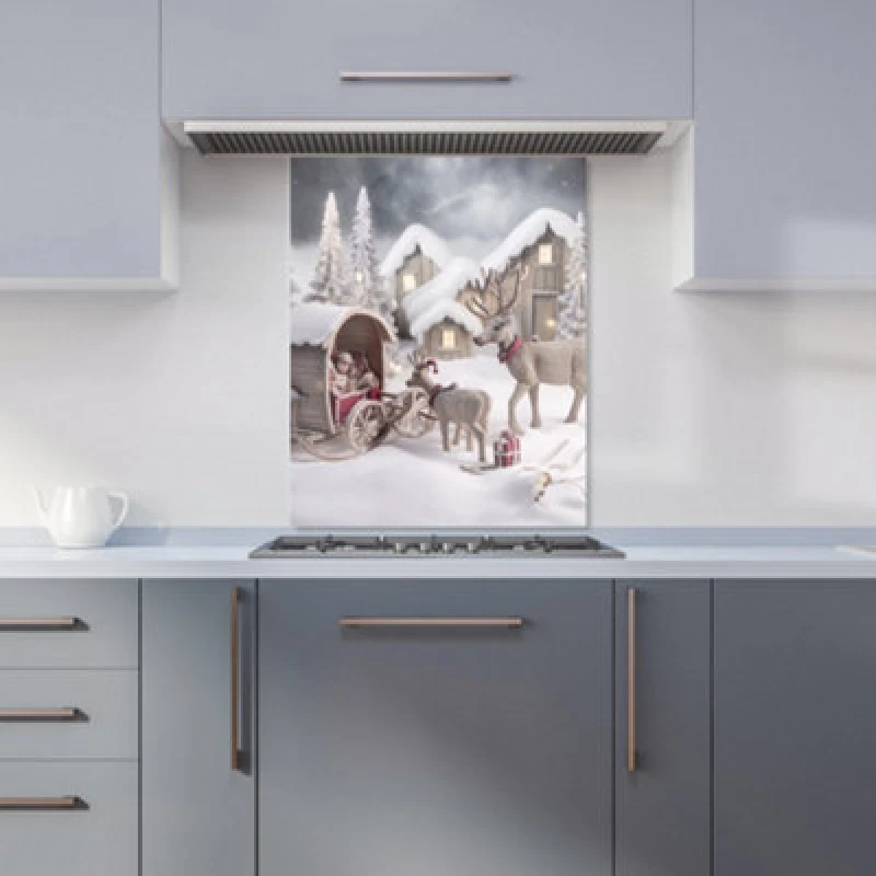 Image of Warren Reed Designer We Come Bearing Gifts Kitchen Splashback