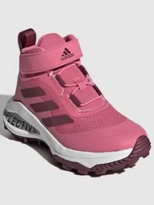 Image of adidas Kids Unisex Fortarun Atr El K, Pink/Black, Size 4