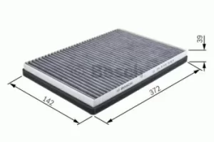 Image of Bosch 1987432400 Cabin Filter R2400 Active Carbon