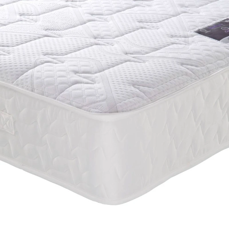 Image of Relyon Comfort Pure 1000 Pocket Medium Firm Mattress in White Size: Double White Unisex Double